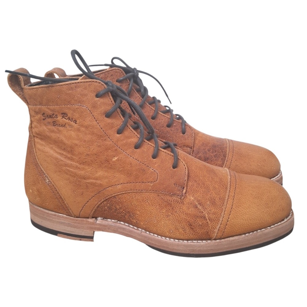 Rare Santa Rosa Brand Bed Stu Men's size 10.5 Leather Western Casual Larry Boots